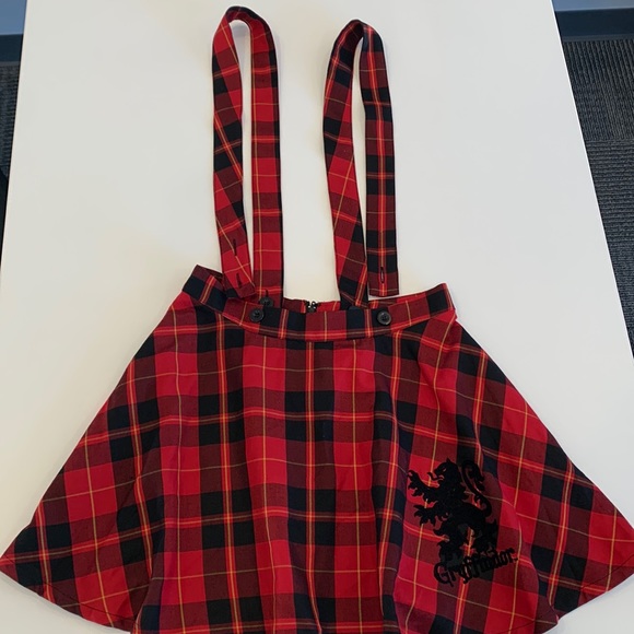 Harry Potter Gryffindor Red & Black Plaid Skirt, NWT, S - Picture 2 of 13